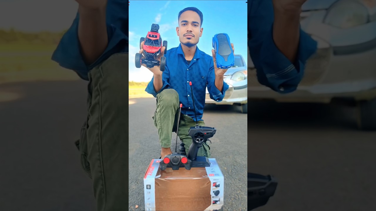 firse ek new yellow colour remote control car unboxing Toy review kids reels shorts video Arif Toy