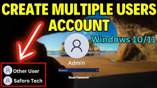 How To Create A Guest Account On Windows 1110 Create New User Accounts Step By Step