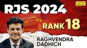 RJS Full Mock Interview | Raghvendra Dadhich | Rank 18 | RJS Result 2024