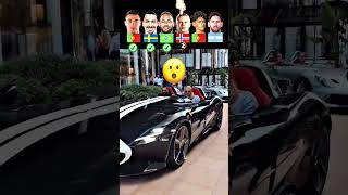 Ronaldo VS Zlatan VS Neymar VS Haaland VS Ronaldo Jr VS Messi ｜ Car Riding 😳 screenshot 4