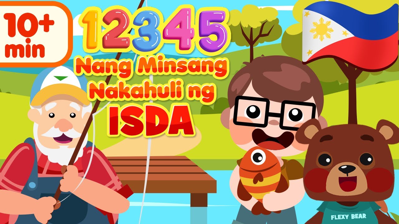 12345 Once I Caught A Fish Alive in Filipino | Mga Awiting Pambata ...