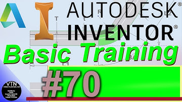 AutoDesk INVENTOR Basic Training 70 ( Exercise 9 )