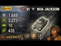 M36 Jackson | 3.3K DMG, 10 Kills | Kolobanov's Medal