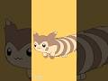 Fluffy furret walk #animation #pokemon