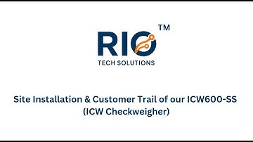 🔧 Checkweigher Site Installation Trial | RIO TECH SOLUTIONS | Precision. Performance. Productivity.