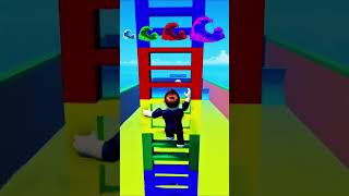 Rainbow Obby Vs Tsunami 9999Iq