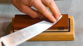 🔪Le meilleur Tuto pour aiguiser les Couteaux avec Pierre à Eau japonaise! 🇯🇵