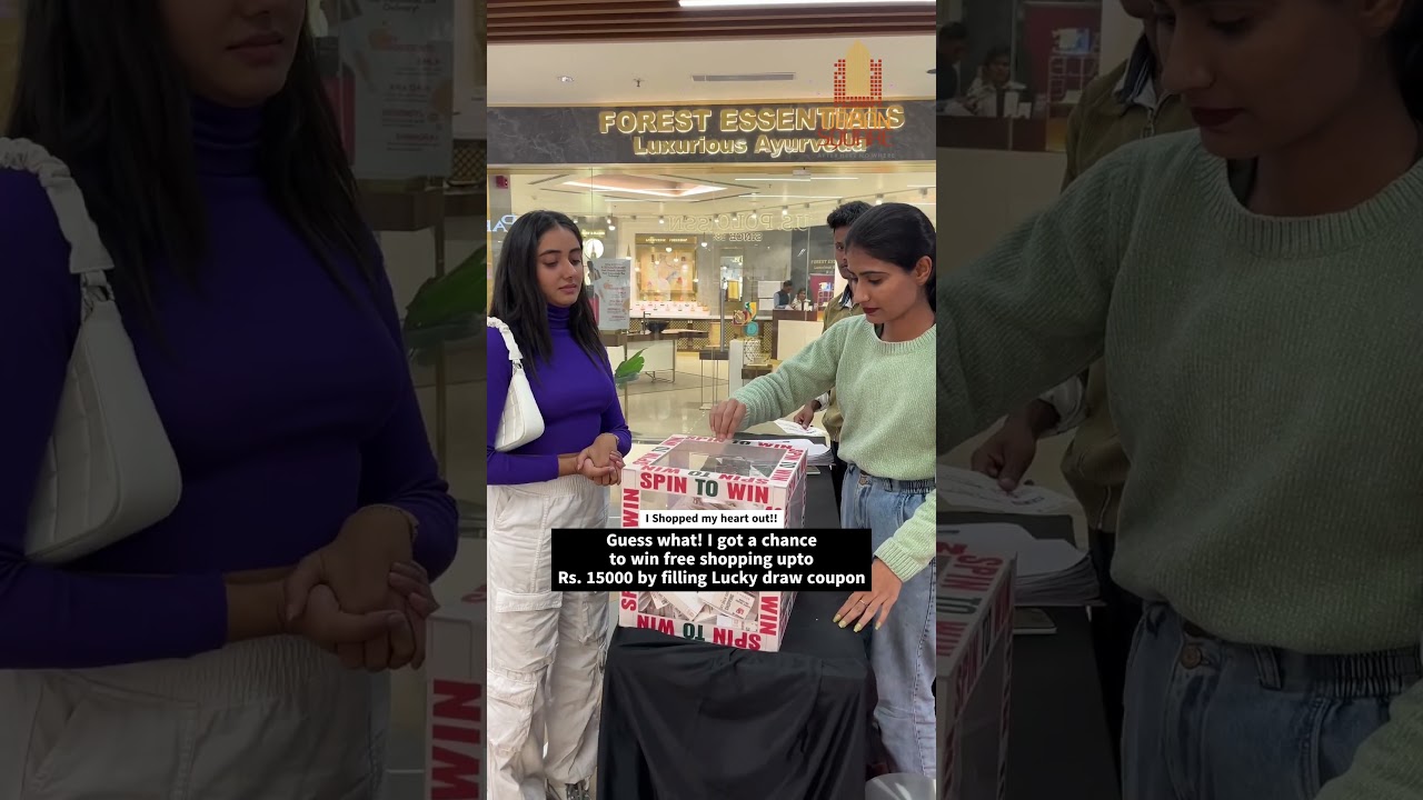 Spin to Win free Shopping on Brands at Urban Square Mall Udaipur 