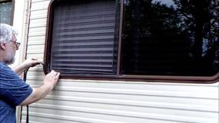 Installing Glazing Bead On RV