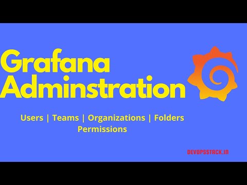 Grafana Administration |Grafana users|Grafana Teams|Grafana organizations |Grafana Folder Permission