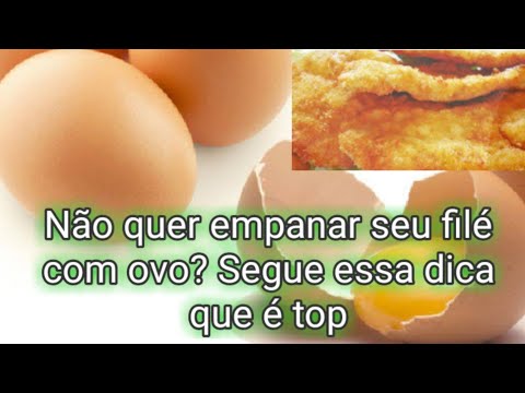Não tem ovo para empanar? Use isso no seu frango ou bife que fica top demais.
