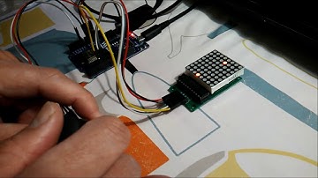 bpi:uno32 + Arduino: PONG (JOYSTICK + 8x8 LED MATRIX)