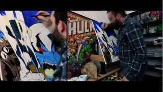 Violator(Clown) painting by Malcolm Alden - Spawn Issue 226