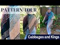 New Shawl Knitting Pattern in Six Colors of DK weight Yarn