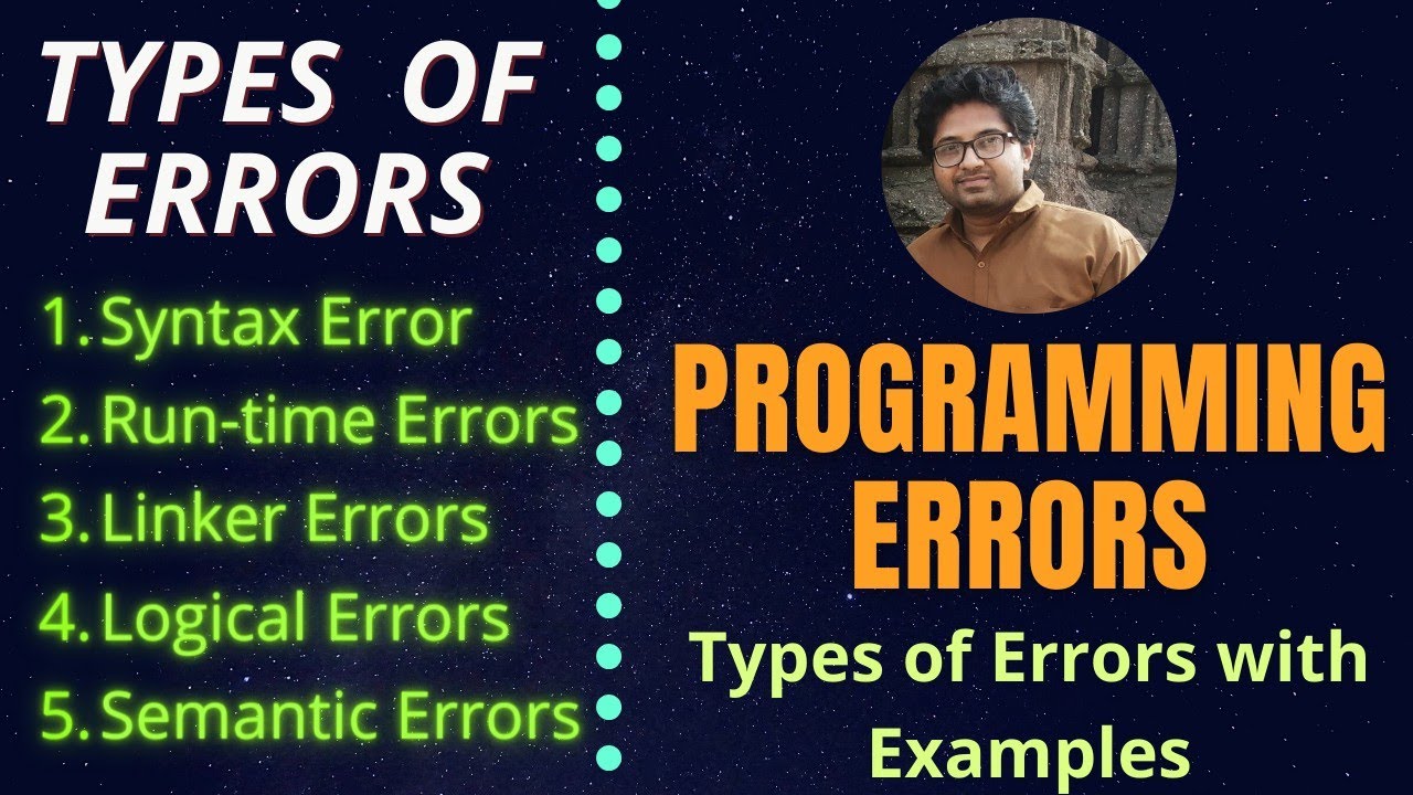 Types Of Errors In C Errors In C Programming Languages With 