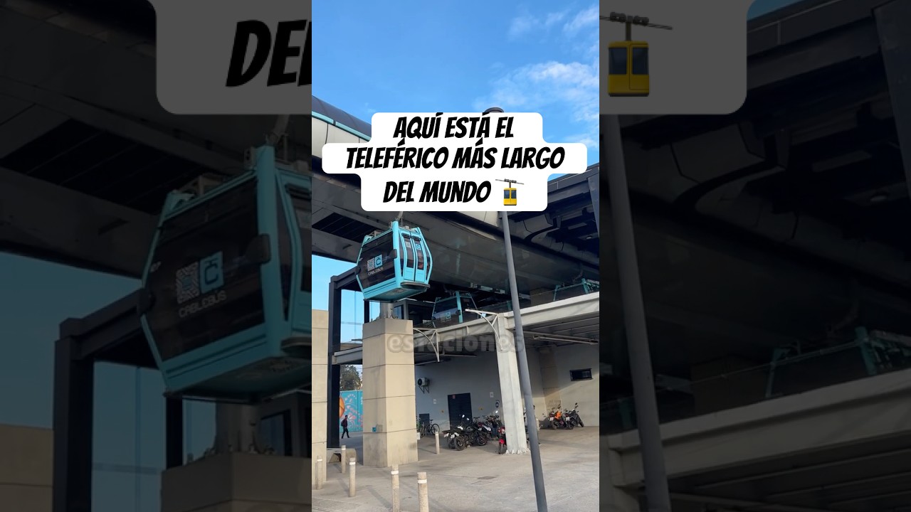 El teleférico MÁS LARGO del MUNDO. 🚡🇲🇽 