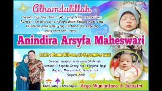 FREE DESAIN BANNER KELAHIRAN BAYI - CORELDRAW X7