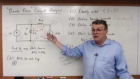 EECE 2112 Module 09:  "Brute Force" Circuit Analysis