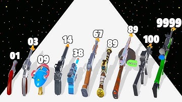 Guns Evolution Run - Level Up Gun Max Level Gameplay