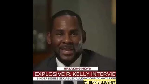 R Kelly Cries in new interview