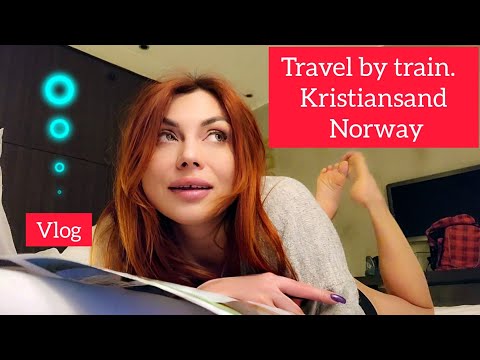 Travel by train.  Norway, Kristiansand