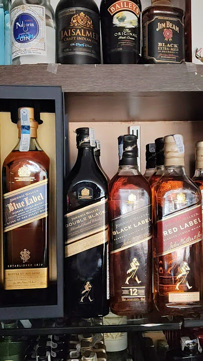 Jhonnnie Walker All Scotch whisky price in Karnataka #bluelabel #redlabel #redbull whisky #shorts