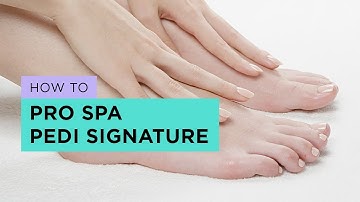 OPI Signature Pedicure with Pro Spa Tutorial