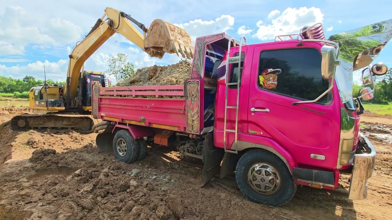 มาดู Cat 312d ขุดลูกรังหน่อย