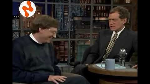 In 1995, Bill Gates Went On The Late Show With David Letterman To Talk About The Internet