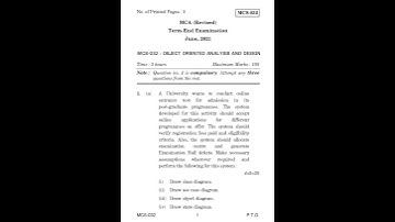 MCS - 32  June 2021 Question Paper