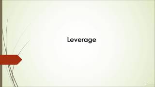 5.Leverage for options trading..