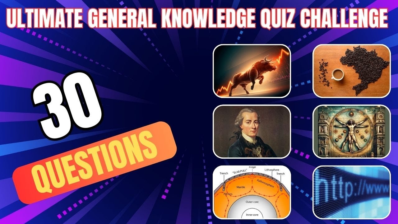 General Knowledge Trivia Quiz (part 2) - YouTube
