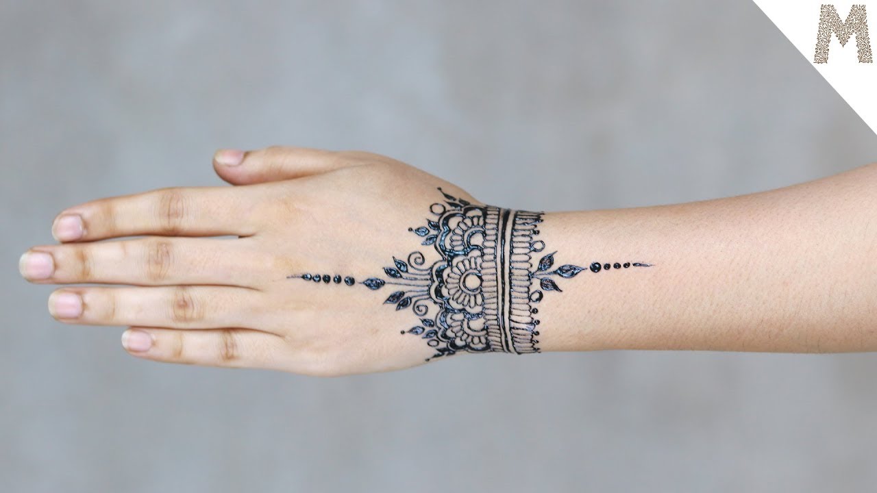 New Bracelet Simple And Easy Mehndi Design 2019 Mehendi Training