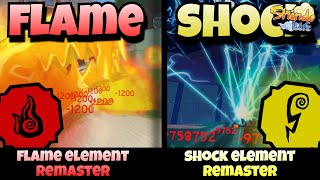 Flame & Shock Element Remaster in Shindo Life