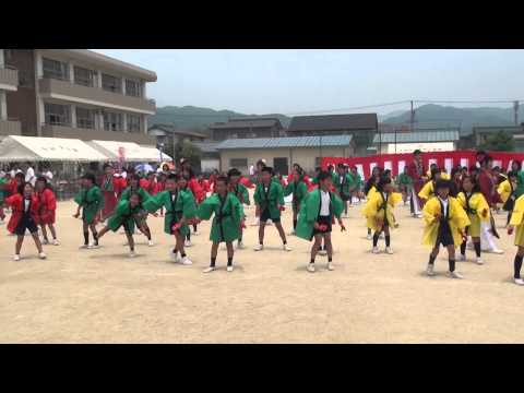 中村地区ふれあい広場2014　総踊り　ぶち笑え！
