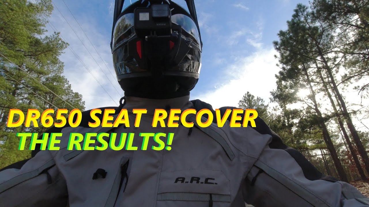 DR650 Seat Recover Mod Follow Up YouTube