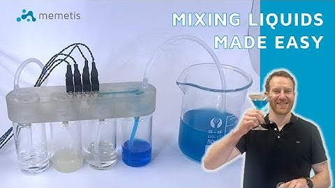 Mixing liquids made easy | micro valves integrated in a pressure-driven flow system | memetis & TTP