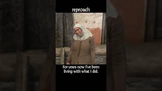 reproach — Kingdom Come : Deliverance dialogue scene