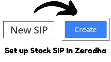 How To Set Up Stock SIP On Zerodha | Zerodha Me SIP Kaise Kare | SIP In Stock Market .