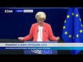 Ursula von der Leyenová: Zpráva o stavu Unie