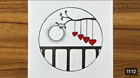  Easy circle drawing for beginners|| Pencil drawing in circle step by step.