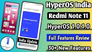 Xiaomi HyperOS 1.0.1.0 Release For Redmi Note 11 India, Full Features Detailed Review, 30+ Features