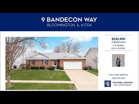 9 Bandecon Way, Bloomington, IL home video tour