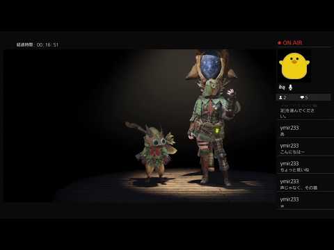 [MHW βテスト版 実況]へっぽこ女ハンターが狩猟します！