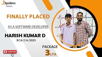 Student Placement Roadmap of a Java Developer by JSpiders | Velachery Chennai