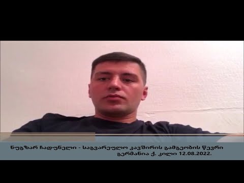ნუგზარ ჩადუნელი - მიმართვა 12 08 2022