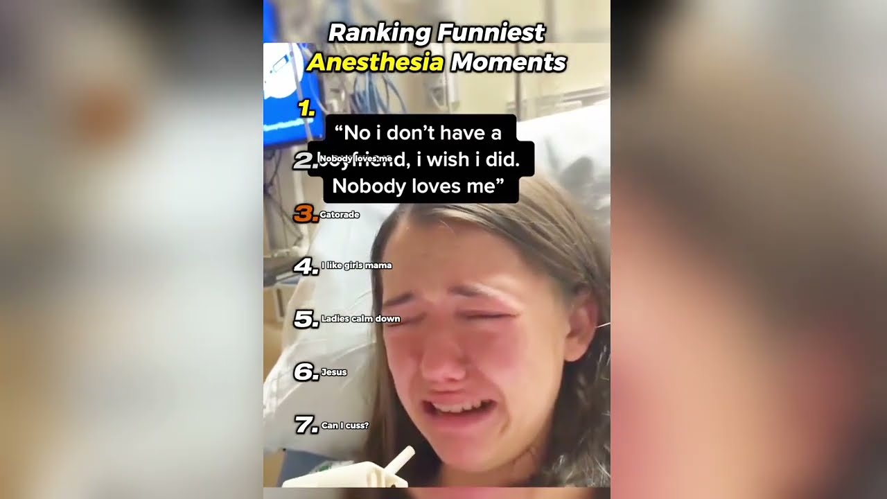 FUNNIEST ANESTHESIA MOMENTS CAUGHT ON CAMERA 😂| YOU WON'T STOP LAUGHING 😂😂