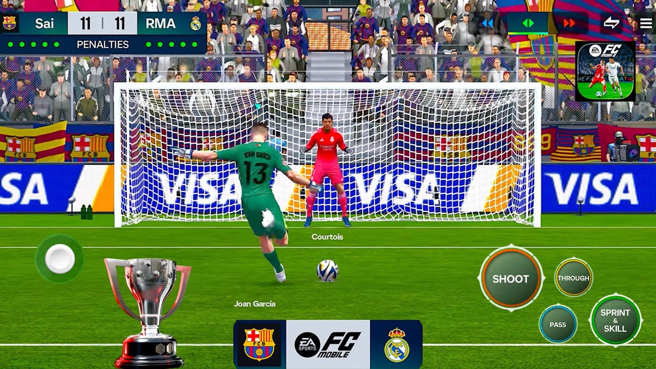 Fc Mobile La Liga Cup Final Penalty Shootout Barcelona Vs Real Madrid # ...