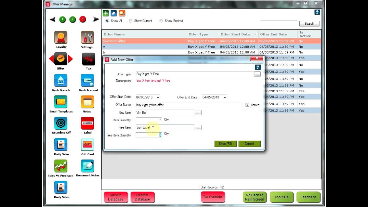 video editing software free How to add offers to the item?