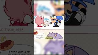 Sonic And His Kids 💙 Sweet Funny Father Moments Comicdub 😂 #shorts #sonic #funny